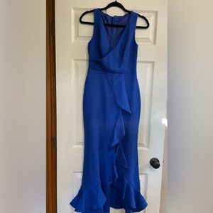 Elegant Blue Women's Dress